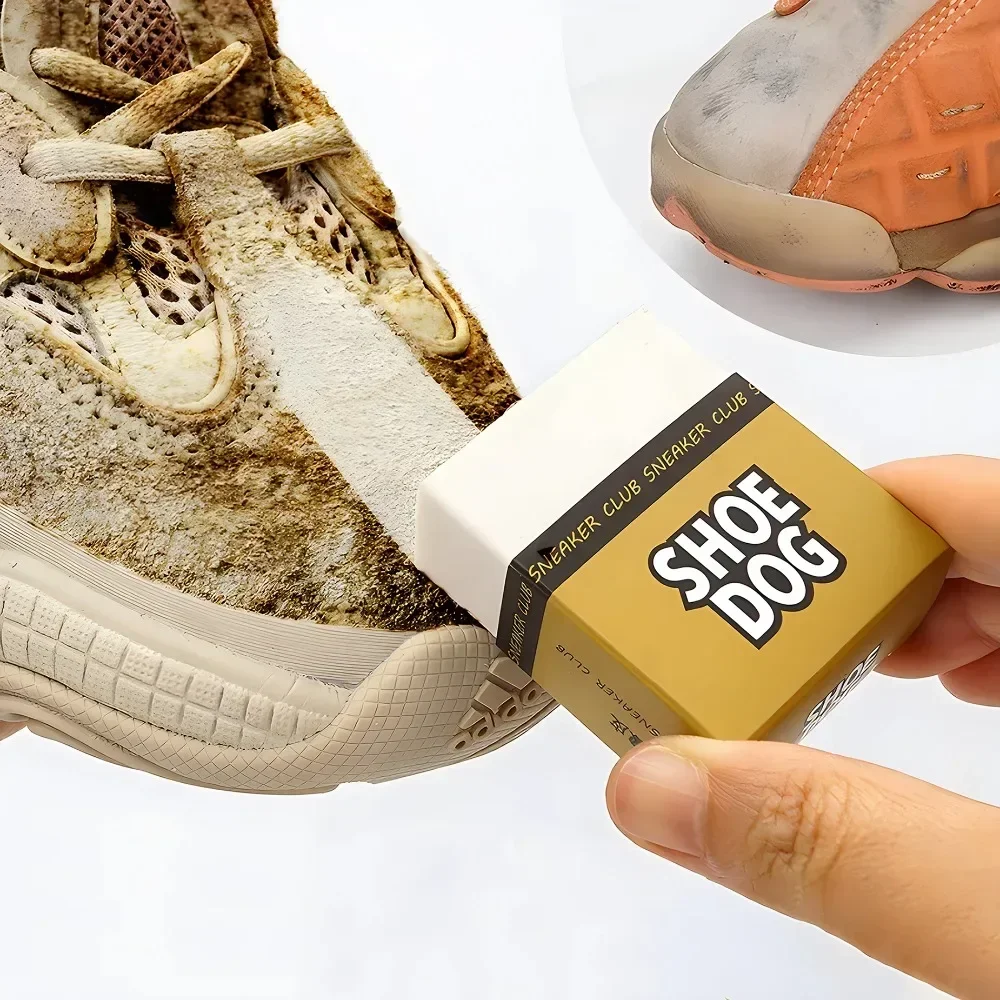 Sneaker Cleaner - 携帯用シューズワイパー、靴磨き、防水クリーニング、スエードレザーのスニーカー用、ゴムの汚れ落とし、靴用クリーナー