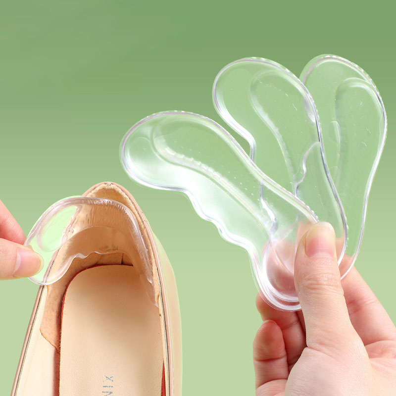 Sneaker Protector - シリコーンハイヒールヒールパッド女性ヒールライナーグリッププロテクター耐摩耗性足の痛み緩和インサート衝撃吸収靴クッション