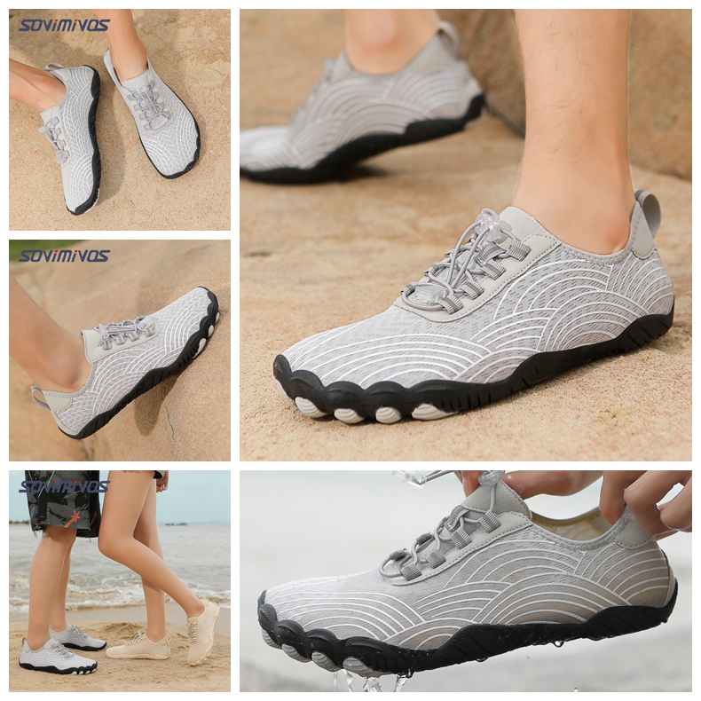 素足ウォーターシューズ 男女兼用 通気性抜群 幅広つま先 ビ - Sneaker Box のレビューと価格