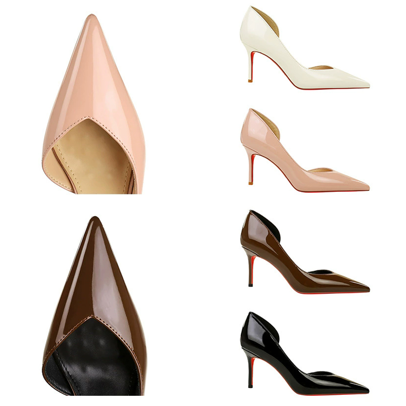BIGTREE 靴女性パンプスパテントレザーハイヒールセクシ - Shoe Tree のレビューと価格