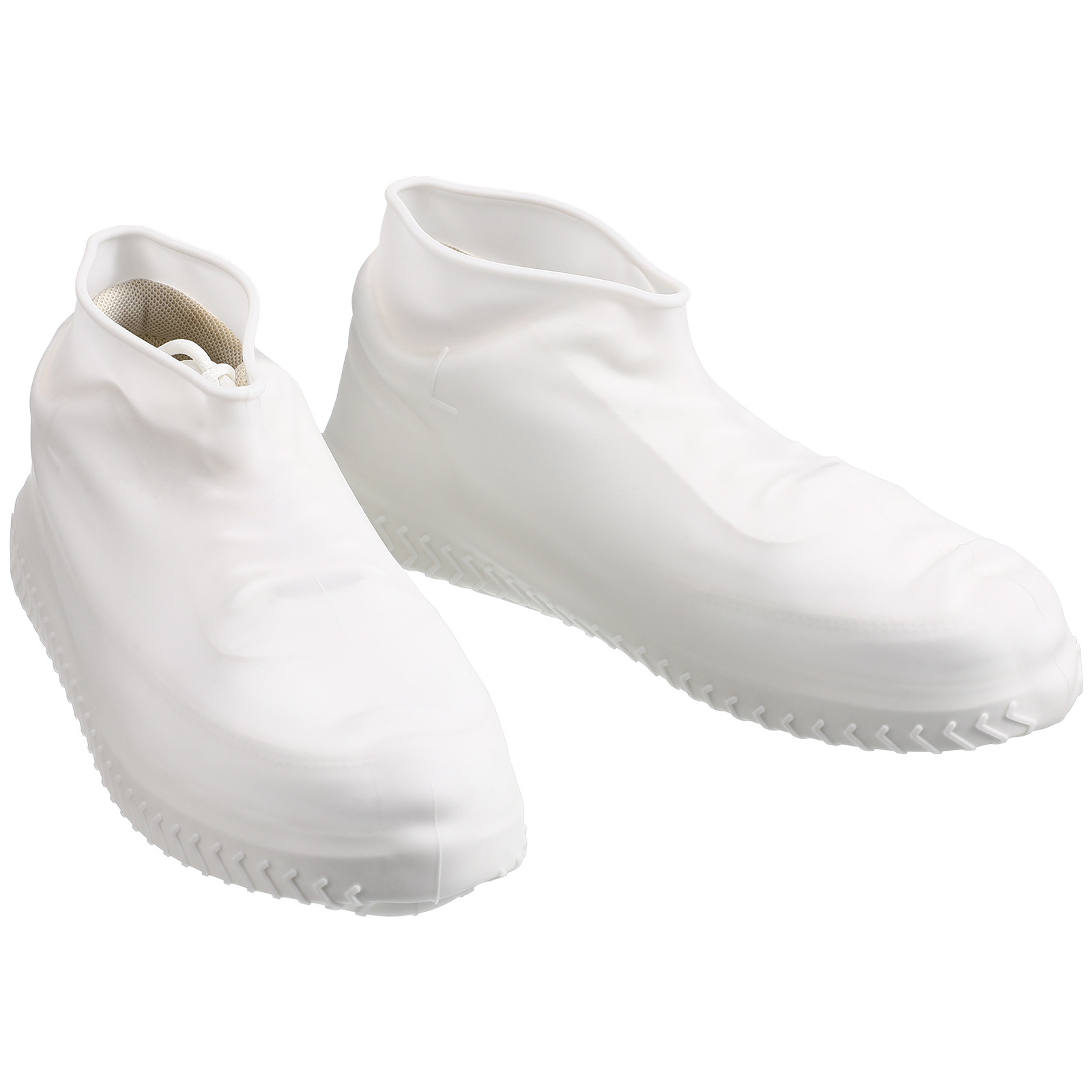 2組入り、白、Lサイズ、防水シューズカバー、シリコン製レイン - Sneaker Protector のレビューと価格