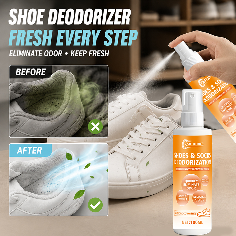 足の臭い対策スプレー、靴と靴下の消臭クリーナー、長持ちする爽 - Sneaker Care Spray のレビューと価格