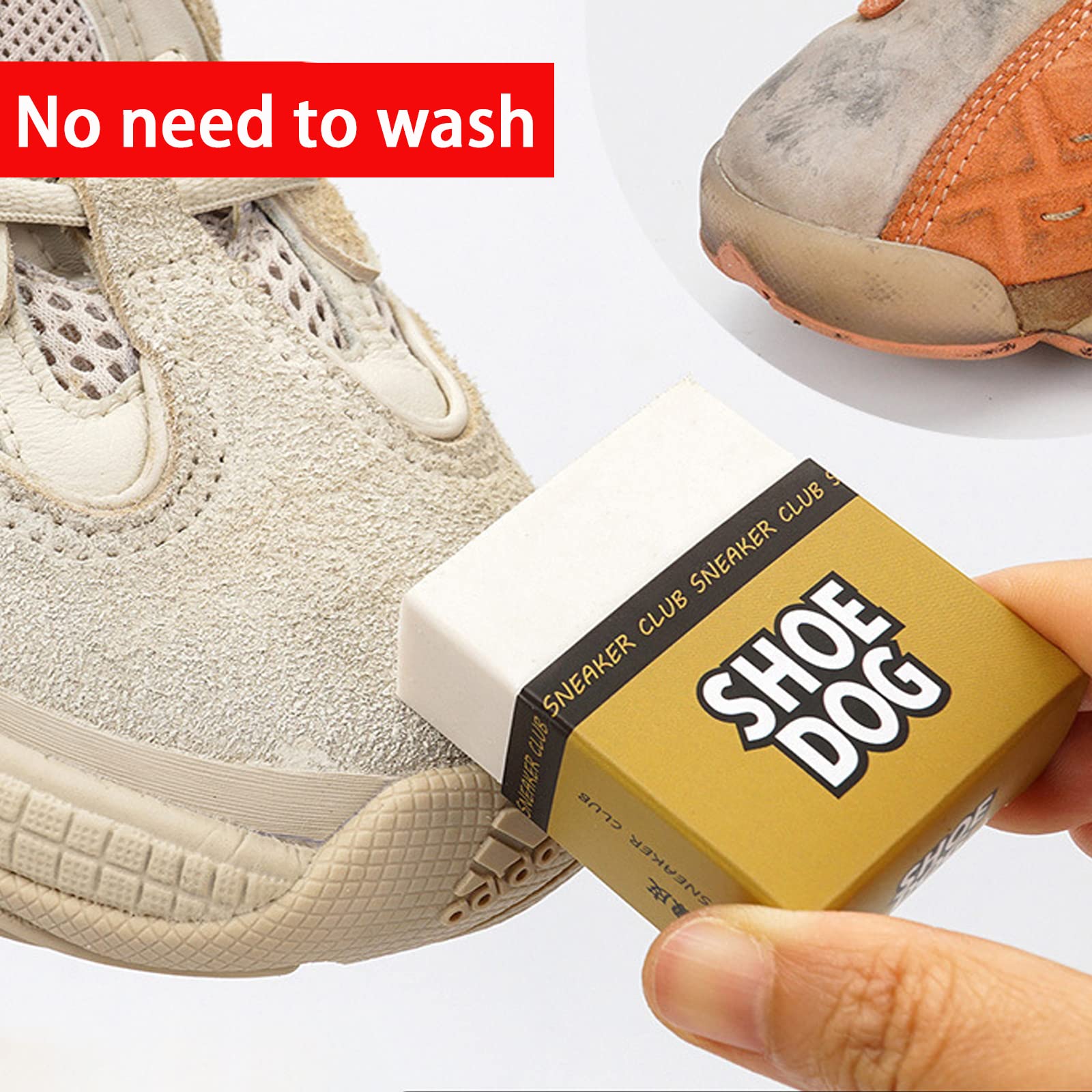 靴のお手入れクリーニング消しゴム、携帯用スニーカー消しゴム洗 - Sneaker Care Spray のレビューと価格
